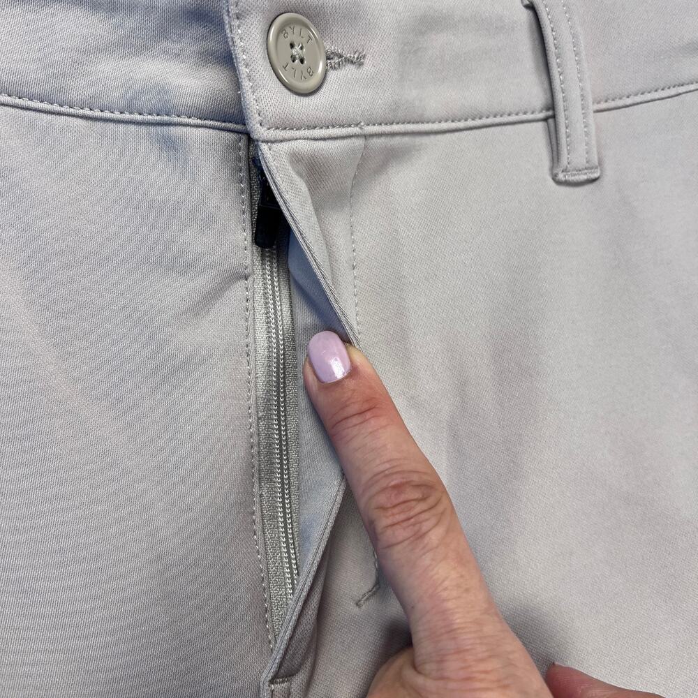 BYLT Basics Everyday Pant 2.0 Taupe Technical Stretch Chino Golf Pants Size 32 - Picture 9 of 16